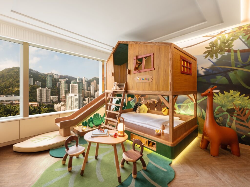 Island Shangri-La, Hong Kong introduces a new era of family-friendly luxury with themed rooms and exclusive services on its 45th floor, blending comfort, style, and playful adventure for all.