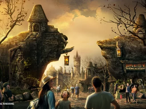 Epic Universe's new 750-acre theme park will feature five distinct themed lands, including the newly unveiled Dark Universe with terrifying roller coasters and spooky attractions.
