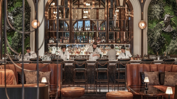 BKK Social Club at Four Seasons Hotel Bangkok wins Best International Hotel Bar at the 2024 Spirited Awards, celebrated for its exceptional service, innovative cocktails, and elegant ambiance.