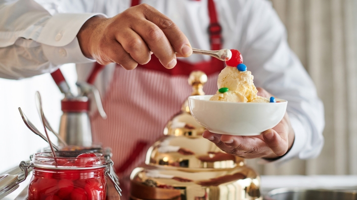 Celebrate World Ice Cream Day with a three-day extravaganza at CUR8, Four Seasons Hotel Bengaluru, featuring a Sundae Brunch on July 21, 2024, with flavors from around the world.