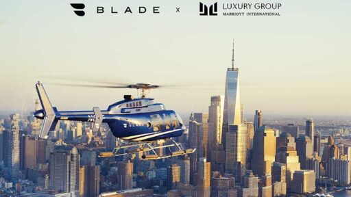 Marriott's Luxury Group partners with Blade to offer complimentary helicopter transfers from NYC airports to select hotels. Enjoy seamless, luxurious travel between July 1 and September 2, 2024.