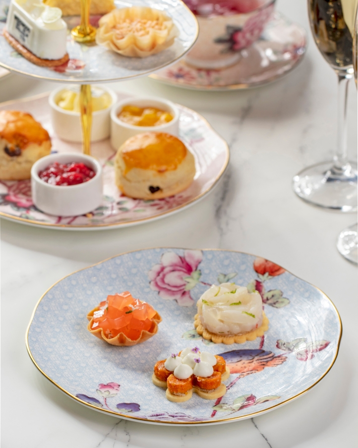 Four Seasons Hotel Beijing presents the Azalea Symphony: Tea Harmony of the Four Seasons, an elegant afternoon tea experience featuring Wedgwood tableware, floral-inspired delicacies, and serene ambiance from August 1 to October 14, 2024.