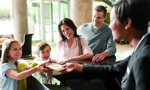 Celebrate National Chocolate Chip Cookie Day on August 4 with a free warm chocolate chip cookie or an allergy-friendly version at any DoubleTree by Hilton hotel in the U.S.