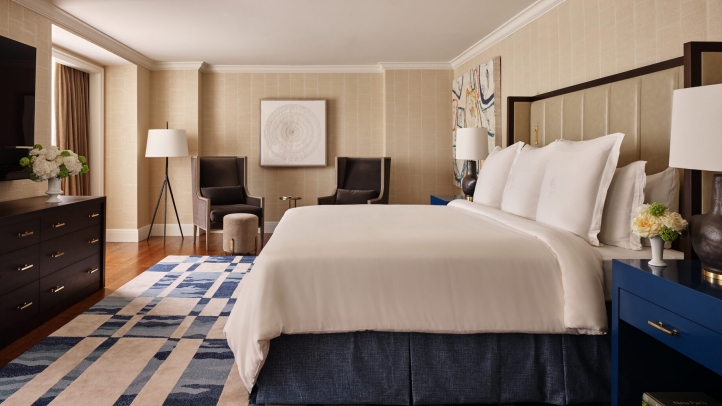 Experience unmatched luxury at Four Seasons Hotel Boston's newly redesigned Royal Suite, featuring elegant design, panoramic views of the Public Garden, and exclusive amenities.