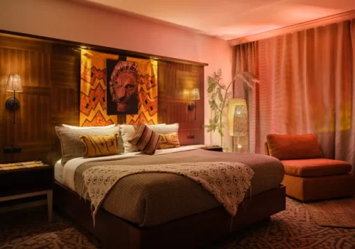 Hilton New York Times Square unveils THE LION KING’s Royal Suite, offering an immersive experience inspired by the Broadway show, with exclusive perks and prime location near the theatre.