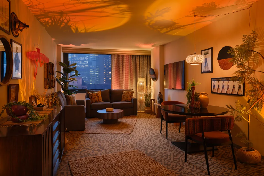 Hilton New York Times Square unveils THE LION KING’s Royal Suite, offering an immersive experience inspired by the Broadway show, with exclusive perks and prime location near the theatre.