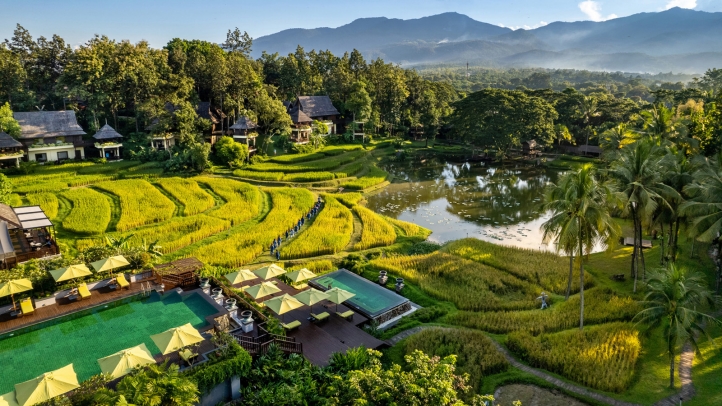 Four Seasons Resort Chiang Mai Receives Michelin 3 Keys Award for its world-class service, stunning design, and luxury experiences in the heart of Northern Thailand's rice fields.