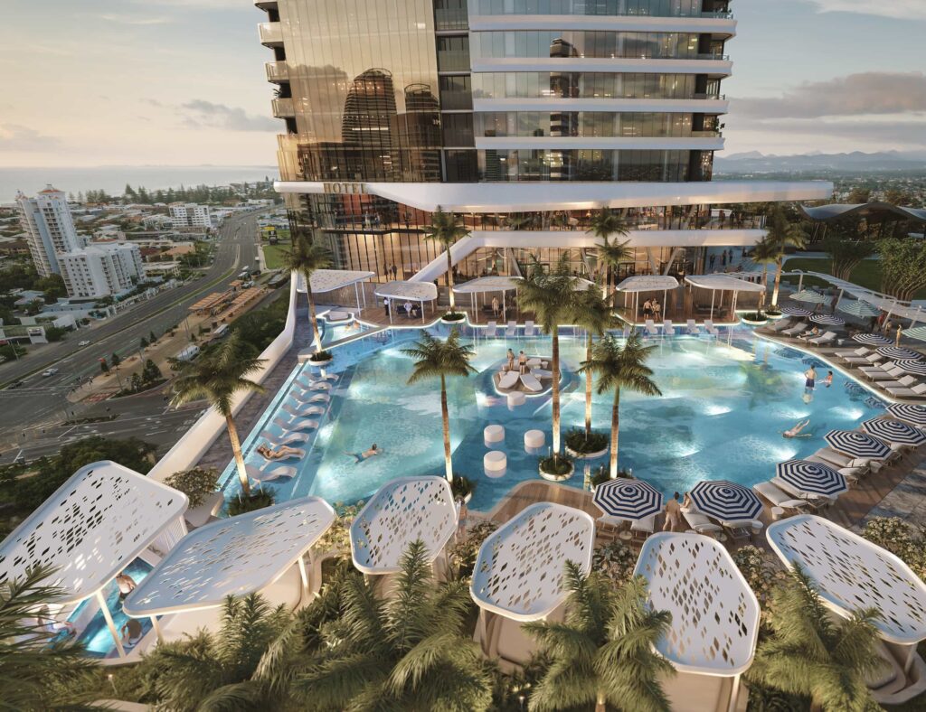 Hyatt announces the first Andaz hotel in Australia, opening mid-2025 on the Gold Coast with 202 rooms, rooftop pool, and dining, as part of The Star Gold Coast's luxury development.