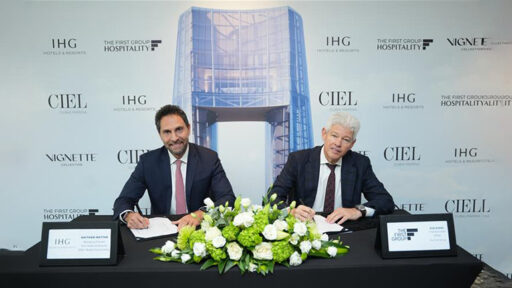 IHG partners with The First Group to launch Ciel, the world’s tallest all-hotel tower in Dubai Marina, offering luxury experiences, stunning views, and award-winning architecture.