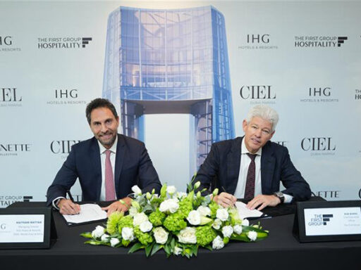 IHG partners with The First Group to launch Ciel, the world’s tallest all-hotel tower in Dubai Marina, offering luxury experiences, stunning views, and award-winning architecture.