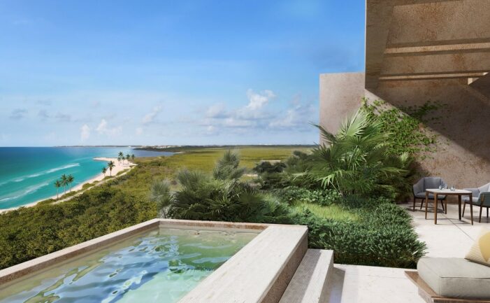 Mandarin Oriental to open a luxury beachfront resort in Riviera Maya by 2028, featuring 120 rooms, private pools, curated art, and eco-conscious design within a gated community.