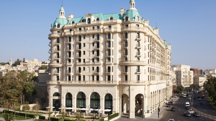 Experience luxury at Four Seasons Hotel Baku with the Suite Escape package, offering discounted suites, spa treatments, and seamless limousine transfers along the scenic Caspian Sea.