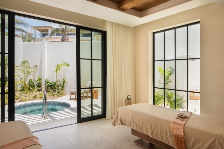 The Tierra Mar Spa at Four Seasons Resort Cabo San Lucas offers a luxurious wellness experience, combining modern design with traditional Mexican treatments in a serene, nature-inspired setting.