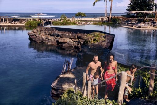 Celebrate the 2024 festive season at Four Seasons Resort Hualalai with holiday feasts, cultural events, family activities, and luxurious experiences, all set in Hawaii's stunning surroundings.