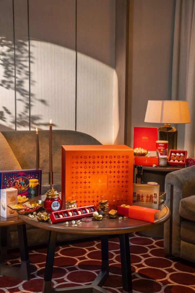 Celebrate Diwali with luxury hampers from Four Seasons Hotel Mumbai, featuring artisanal treats and festive essentials, perfect for adding elegance to your celebrations and gifting.