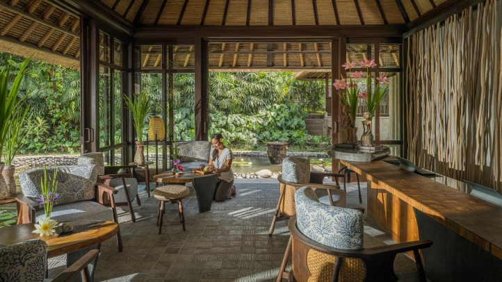 Discover a sanctuary of balance at the Sacred River Spa in Four Seasons Resort Bali at Sayan, where ancient Balinese rituals and modern wellness merge along the serene Ayung River valley.