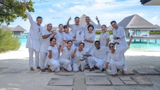 AyurMa at Four Seasons Resort Maldives at Landaa Giraavaru, celebrated for eco-conscious wellness, wins SpaChina’s Best Global Wellness Resort of the Year for its innovative therapies.