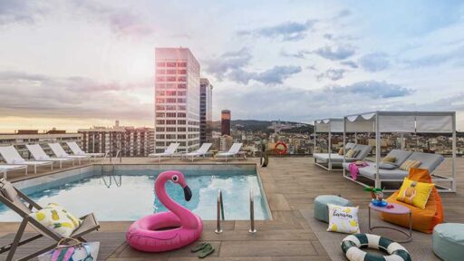 Moxy Hotels makes its debut in Spain with Moxy Barcelona, offering 414 stylish rooms, vibrant social spaces, and Catalan-inspired design in the lively Sants neighborhood.