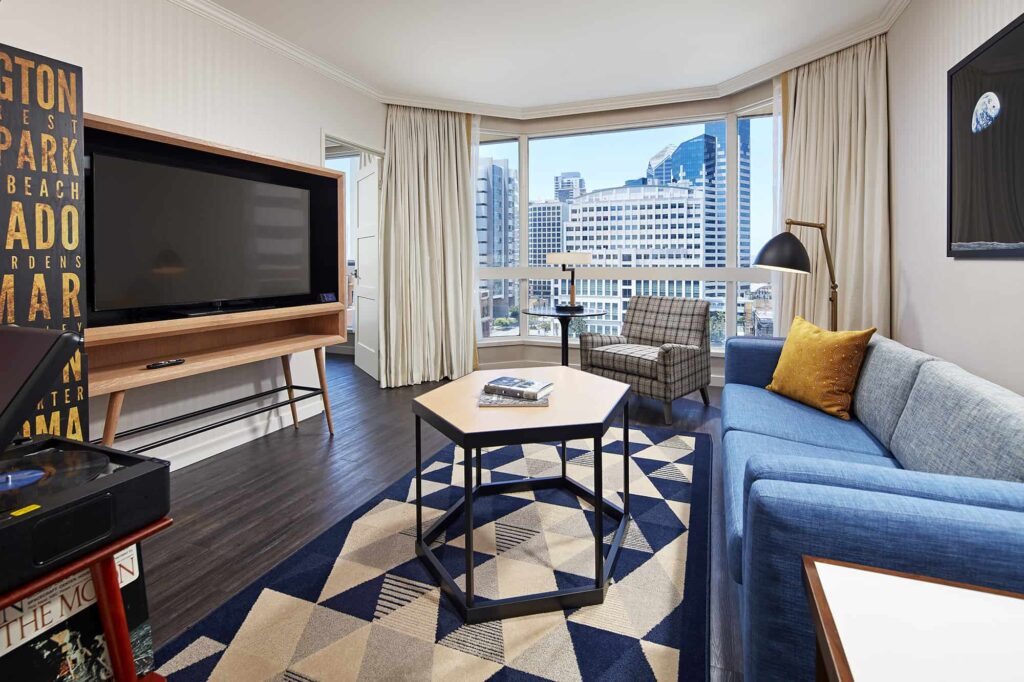 The Bristol Hotel in San Diego’s Gaslamp District welcomes winter visitors with modern rooms, seasonal events, and easy access to waterfront activities, dining, and nightlife.