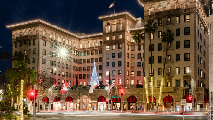 Beverly Wilshire, A Four Seasons Hotel, brings festive charm with holiday dining, decor, and events, including Rodeo Night, holiday shopping, menorah lighting, and gourmet experiences.