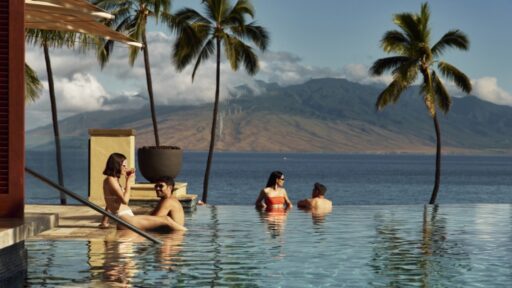 Celebrate the holidays at Four Seasons Resort Maui at Wailea with tropical festivities, from floral displays and Hanukkah ceremonies to gourmet dining, starlit parties, and family fun.