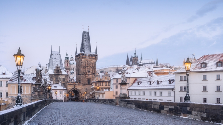 Experience a magical Christmas at Four Seasons Hotel Prague with DIOR-inspired Afternoon Tea, festive dining, spa indulgence, unique gifts, and breathtaking views of wintery Prague.