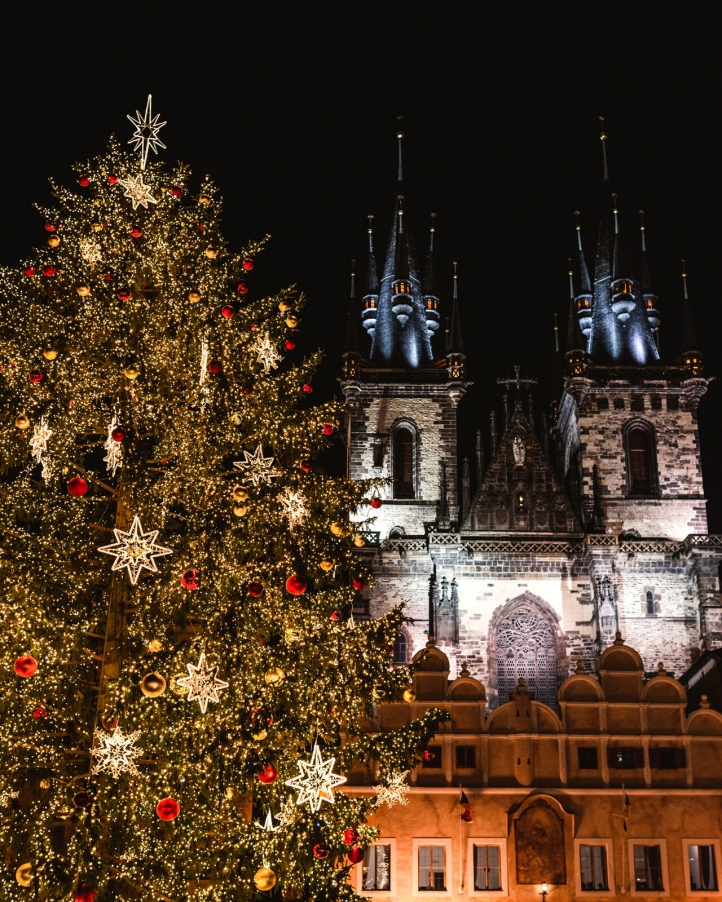 Experience a magical Christmas at Four Seasons Hotel Prague with DIOR-inspired Afternoon Tea, festive dining, spa indulgence, unique gifts, and breathtaking views of wintery Prague.