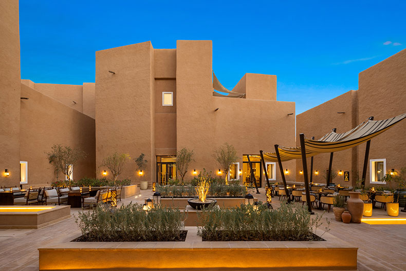 Bab Samhan, a Luxury Collection Hotel in Diriyah, offers authentic Najdi design, immersive cultural experiences, and modern luxury near the UNESCO World Heritage Site of At-Turaif.