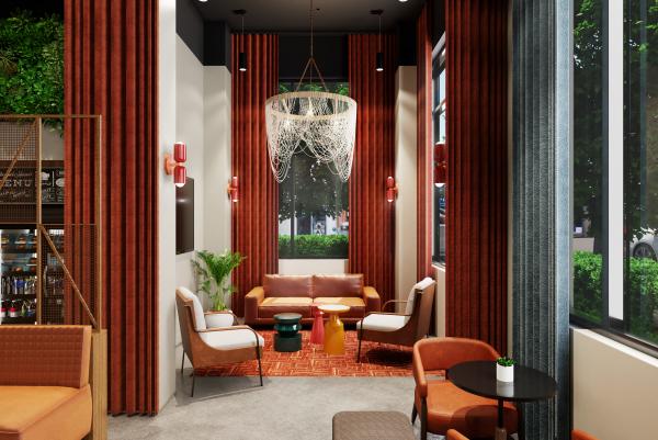 Caption by Hyatt Downtown Nashville – The Gulch opens with 210 rooms, vibrant design, eco-friendly features, Café Between, and easy access to Broadway Street's shopping and entertainment.