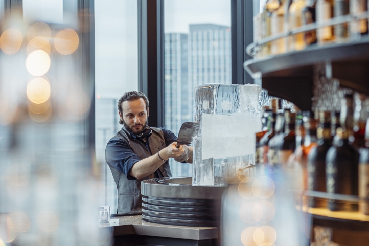 Discover Bar Bota at Four Seasons Hotel Osaka, a chic cocktail destination on the 37th floor featuring inventive Japanese-inspired drinks, stunning city views, and local flavors.