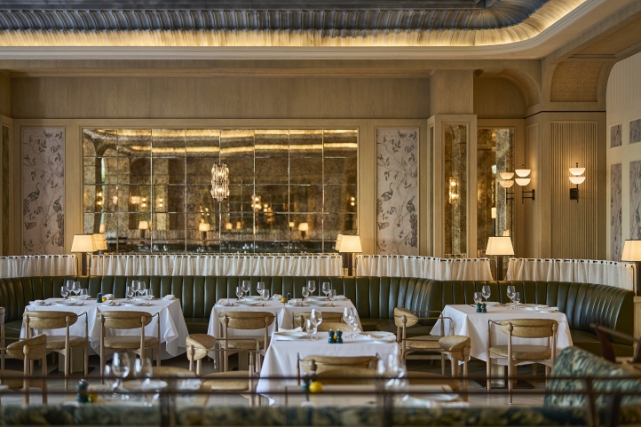 Discover Jou Jou Brasserie at Four Seasons Resort Dubai, offering Mediterranean charm, coastal design, and exquisite dishes like Lobster Mafalde Pasta and tableside Tiramisu.