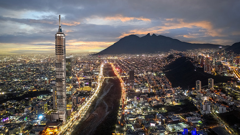 Kimpton announces a new luxury hotel and branded residences in Monterrey's Torre Rise, set to open in 2026, featuring premium amenities and stunning panoramic views.