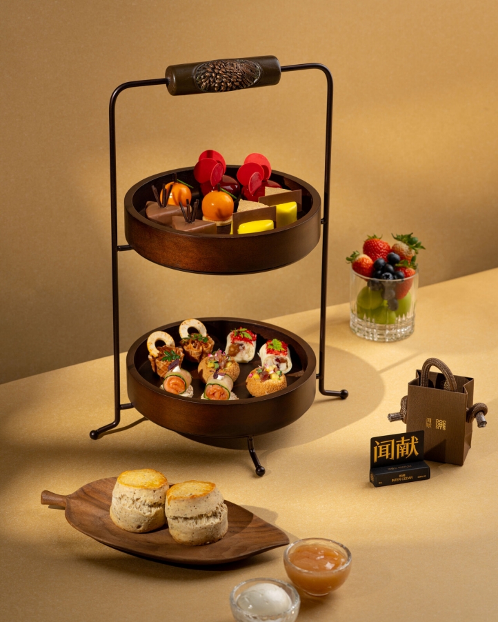 Experience a luxurious fusion of taste and aroma at Four Seasons Hotel Shenzhen's Aromatic Indulgence Afternoon Tea, crafted with DOCUMENTS fragrances from Jan 1-Feb 28, 2025.