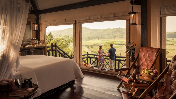 Escape to Four Seasons Tented Camp Golden Triangle for a transformative New Year, blending luxury, nature, and cultural immersion in the heart of northern Thailand's wilderness.