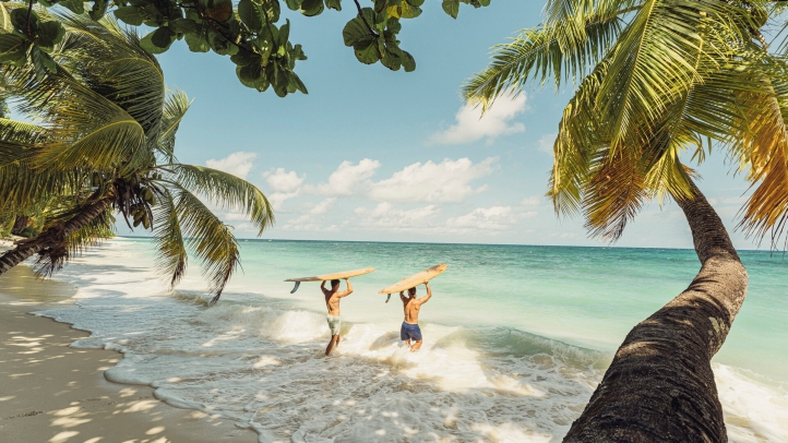 Immerse yourself in nature at Four Seasons Resort Seychelles on Desroches Island, where lush landscapes, vibrant marine life, and thrilling adventures await every guest.