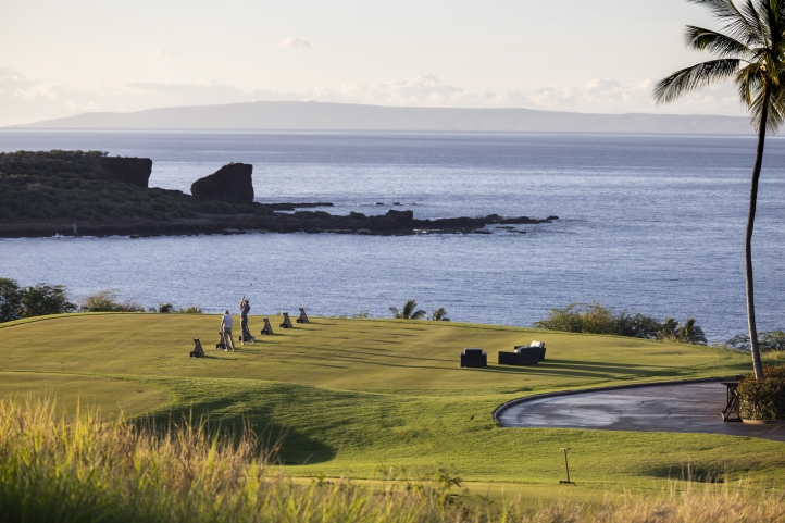 Play Manele Golf Course at Four Seasons Resort Lanai for breathtaking ocean views, exclusive perks, and world-class golf on a Jack Nicklaus-designed cliffside course.