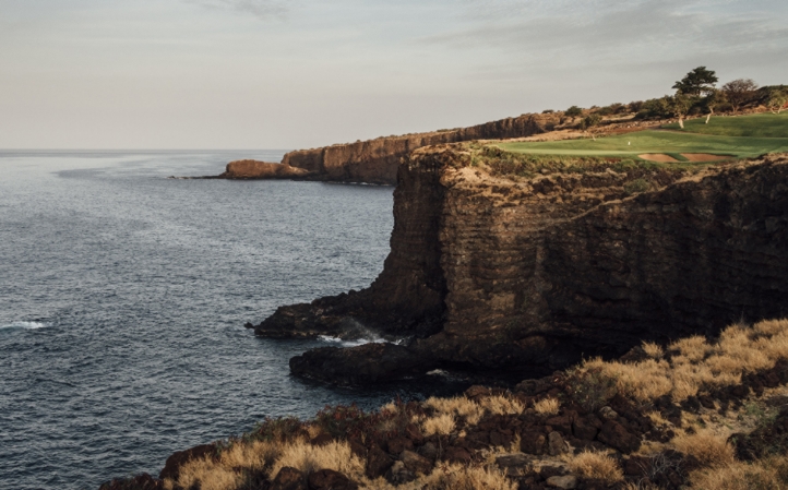 Play Manele Golf Course at Four Seasons Resort Lanai for breathtaking ocean views, exclusive perks, and world-class golf on a Jack Nicklaus-designed cliffside course.