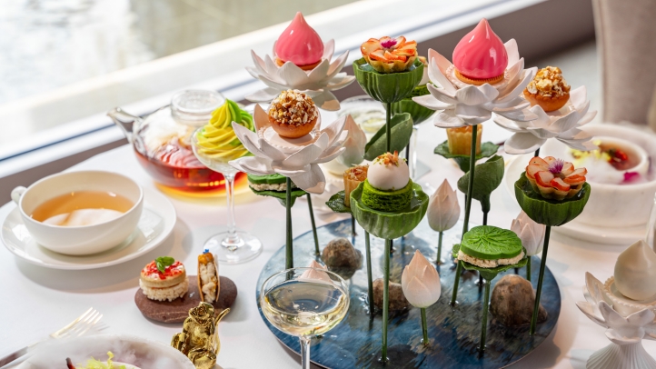 Four Seasons Hotel Bangkok debuts *The White Lotus* Season 3-inspired Afternoon Tea and Bar, offering themed cocktails, Thai flavors, and cinematic ambiance from Feb-Apr 2025.