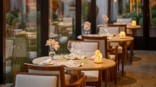 L’Orangerie at Four Seasons Hotel George V, Paris unveils a nature-inspired redesign by Pierre-Yves Rochon, creating an elegant setting for Alan Taudon’s Michelin-starred cuisine.