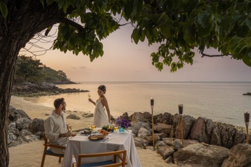 Escape to Four Seasons Resort Koh Samui for a romantic retreat with private villas, beachfront dining, sunset cruises, and spa rituals designed for couples.