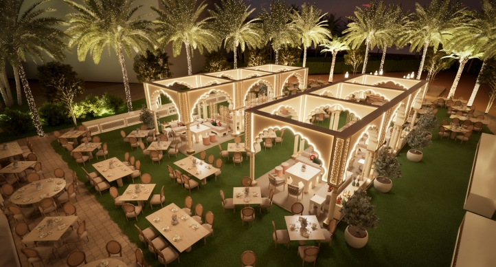 Celebrate Ramadan at The Majlis at Four Seasons Dubai with elegant Iftar and Suhoor experiences, featuring gourmet cuisine, live oud music, and a beautifully lit open-air setting.