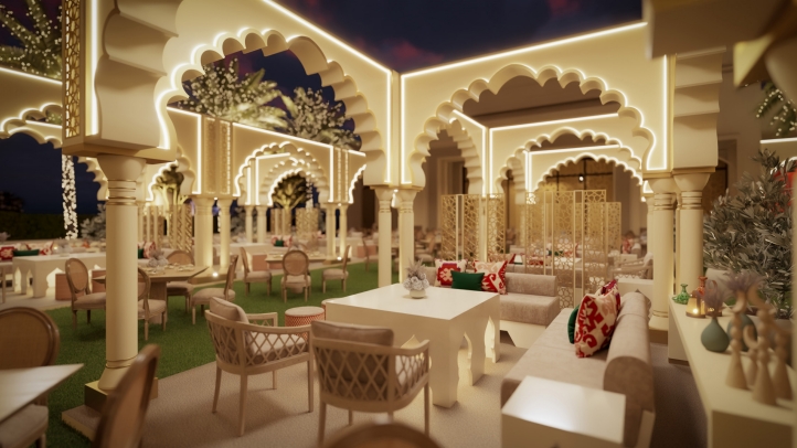 Celebrate Ramadan at The Majlis at Four Seasons Dubai with elegant Iftar and Suhoor experiences, featuring gourmet cuisine, live oud music, and a beautifully lit open-air setting.