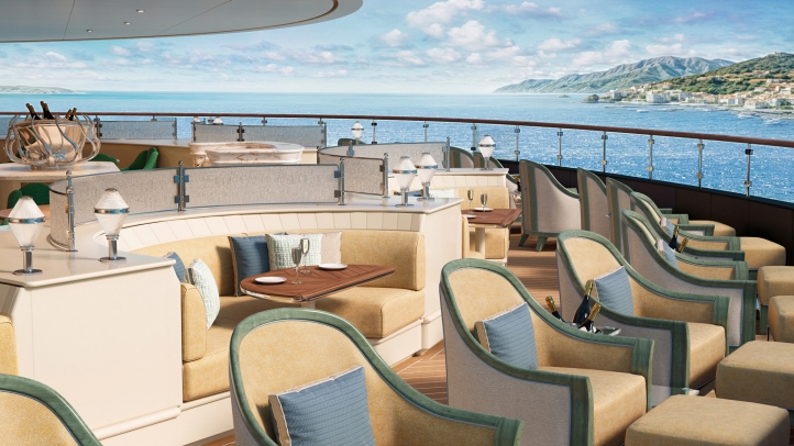 Experience world-class dining aboard Four Seasons I, launching in 2026, with 11 unique restaurants and bars offering omakase, Mediterranean cuisine, and crafted cocktails.