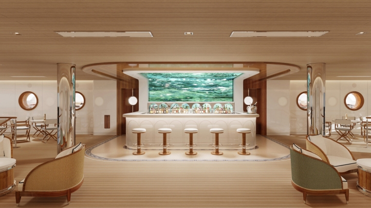 Experience world-class dining aboard Four Seasons I, launching in 2026, with 11 unique restaurants and bars offering omakase, Mediterranean cuisine, and crafted cocktails.