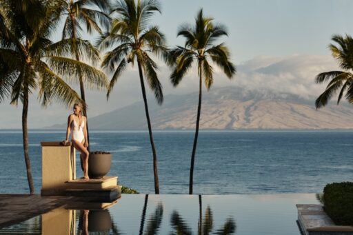 Experience *The White Lotus* in luxury at Four Seasons Resort Maui with exclusive cabanas, themed cocktails, a full moon party, and a serene spa ritual at the iconic Adult Pool.