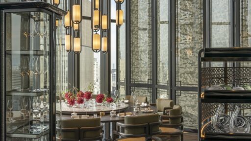 Taste Chef Raymond Wong's eight-course Cantonese menu at Jiang Nan Chun, Four Seasons Osaka, blending Kobe beef, clams and more in a sky-high dining experience until May 31.